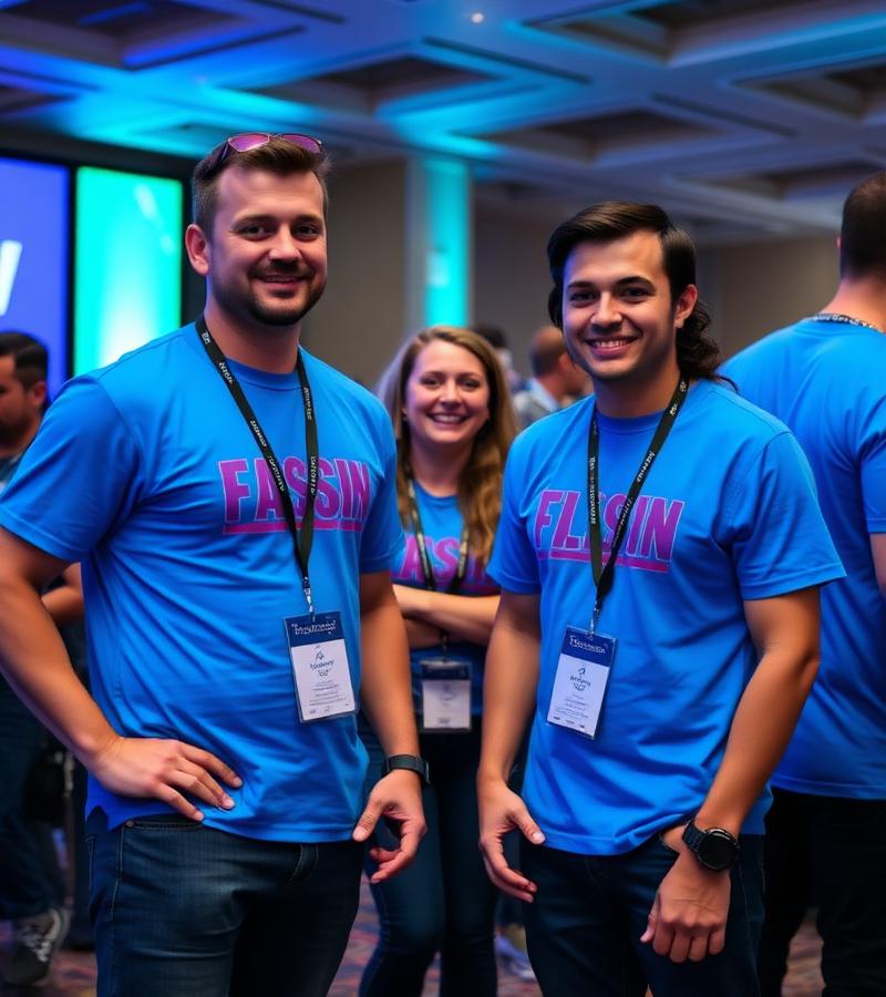 Event apparel staff shirts