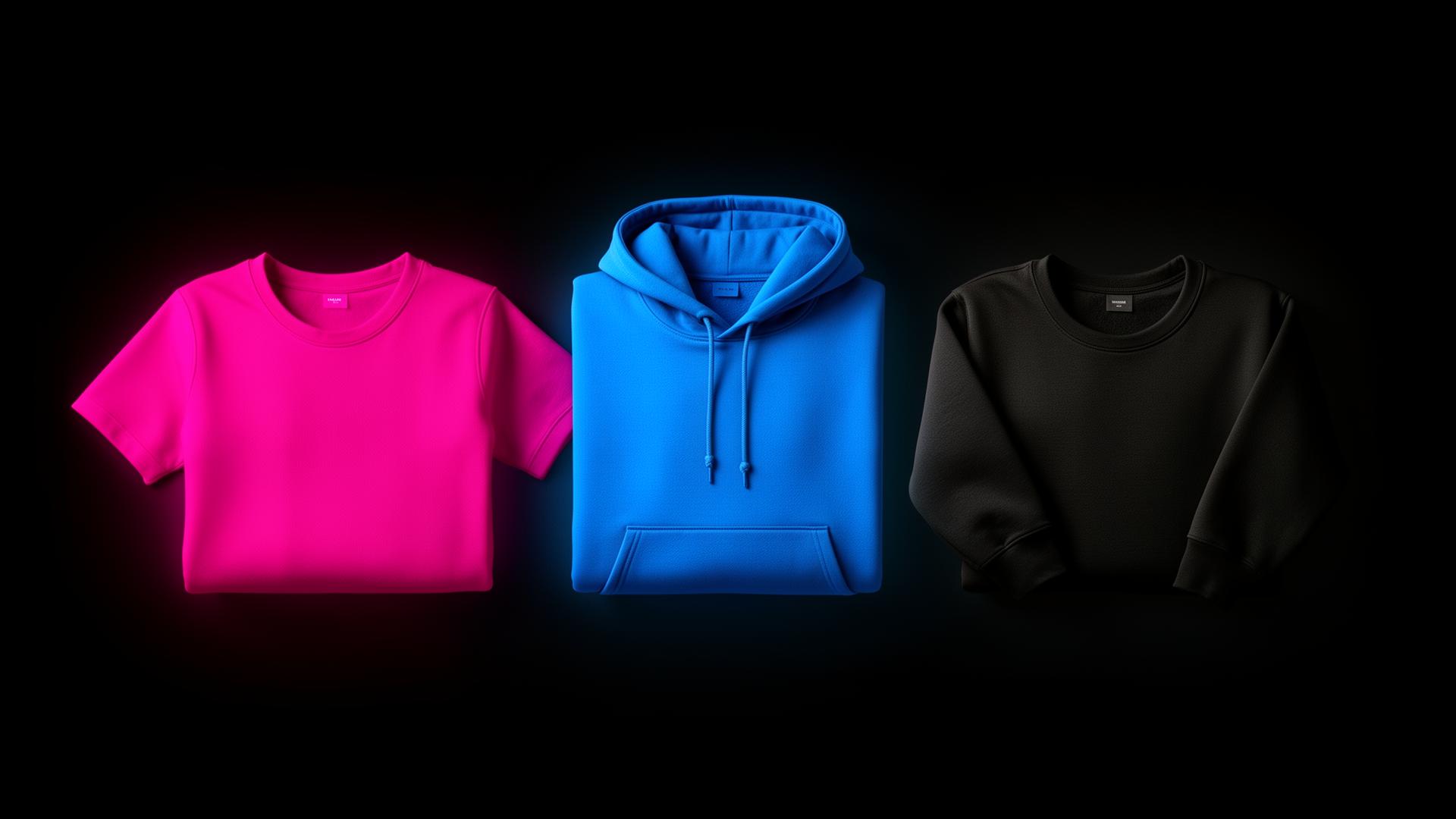 Custom apparel mockups
